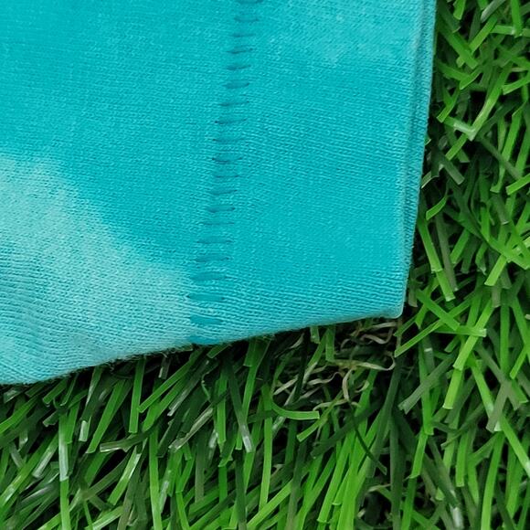 Vintage 90s Dancer Shirt Womens XL 23x27 Bleached Blue USA - Picture 4 of 16